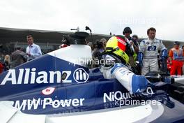 20.04.2003 Imola, San Marino, SM, Formel1, Sonntag (Ostern), Rennen, Ralf Schumacher (D, BMW WilliamsF1) - (Imola, Autodromo Enzo e Dino Ferrari, 4,933 km - Grand Prix of San Marino 2003, Formel 1, F1)  - Weitere Bilder auf www.xpb.cc, eMail: info@xpb.cc - Belegexemplare senden. Abdruck ist honorarpflichtig. c Copyrightnachweis: xpb.cc