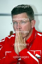 17.04.2003 Imola, San Marino, SM, Formel1, Donnerstag, Ross Brawn (Ferrari, Technischer Direktor, Technical Director), Portrait - (Imola, Autodromo Enzo e Dino Ferrari, 4,933 km - Grand Prix of San Marino 2003, Formel 1, F1)  - Weitere Bilder auf www.xpb.cc, eMail: info@xpb.cc - Belegexemplare senden. Abdruck ist honorarpflichtig. c Copyrightnachweis: xpb.cc