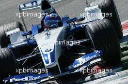 12.09.2003 Monza, Italien, F1 in Monza, Freitag, Juan-Pablo Montoya (Juan Pablo, CO, 03), BMW WilliamsF1 Team, FW25, auf der Strecke (Track) - Formel 1 Grand Prix (GP) von Italien 2003 (Autodromo Nazionale Monza, Italy) - Weitere Bilder auf www.xpb.cc, eMail: info@xpb.cc - Belegexemplare senden. Abdruck ist honorarpflichtig. c Copyrightnachweis: xpb.cc