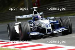 12.09.2003 Monza, Italien, F1 in Monza, Freitag, Juan-Pablo Montoya (Juan Pablo, CO, 03), BMW WilliamsF1 Team, FW25, auf der Strecke (Track) - Formel 1 Grand Prix (GP) von Italien 2003 (Autodromo Nazionale Monza, Italy) - Weitere Bilder auf www.xpb.cc, eMail: info@xpb.cc - Belegexemplare senden. Abdruck ist honorarpflichtig. c Copyrightnachweis: xpb.cc