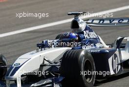 14.09.2003 Monza, Italien, F1 in Monza, Sonntag, Rennen, FINISH, Juan-Pablo Montoya (Juan Pablo, CO, 03), BMW WilliamsF1 Team, FW25, auf der Strecke (Track) - Formel 1 Grand Prix (GP) von Italien 2003 (Autodromo Nazionale Monza, Italy) - Weitere Bilder auf www.xpb.cc, eMail: info@xpb.cc - Belegexemplare senden. Abdruck ist honorarpflichtig. c Copyrightnachweis: xpb.cc