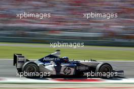 14.09.2003 Monza, Italien, F1 in Monza, Sonntag, Rennen, Juan-Pablo Montoya (Juan Pablo, CO, 03), BMW WilliamsF1 Team, FW25, auf der Strecke (Track) - Formel 1 Grand Prix (GP) von Italien 2003 (Autodromo Nazionale Monza, Italy) - Weitere Bilder auf www.xpb.cc, eMail: info@xpb.cc - Belegexemplare senden. Abdruck ist honorarpflichtig. c Copyrightnachweis: xpb.cc