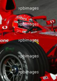 31.05.2003 Monte Carlo, Monaco, F1 in Monaco, Samstag, Michael Schumacher (D, 01), Scuderia Ferrari Marlboro, F2003-GA, auf der Strecke (Track) - 61ter Formel 1 Grand Prix (GP) von Monaco 2003, Monte Carlo, Fürstentum Monaco - Weitere Bilder auf www.xpb.cc, eMail: info@xpb.cc - Belegexemplare senden. Abdruck ist honorarpflichtig. c Copyrightnachweis: xpb.cc