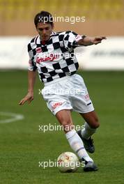 27.05.2003 Monte Carlo, Monaco, F1 in Monaco, Dienstag, Fußballspiel mit Michael Schumacher (D, Ferrari) und Prinz Albert von Monaco im Stade Louis 2 / Monaco - hier: Giancarlo Fisichella (I, Jordan Ford) - Monte Carlo, Fürstentum Monaco - Weitere Bilder auf www.xpb.cc, eMail: info@xpb.cc - Belegexemplare senden. Abdruck ist honorarpflichtig. c Copyrightnachweis: xpb.cc