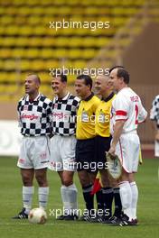 27.05.2003 Monte Carlo, Monaco, F1 in Monaco, Dienstag, Fußballspiel mit Michael Schumacher (D, Ferrari) und Prinz Albert von Monaco im Stade Louis 2 / Monaco - Monte Carlo, Fürstentum Monaco - Weitere Bilder auf www.xpb.cc, eMail: info@xpb.cc - Belegexemplare senden. Abdruck ist honorarpflichtig. c Copyrightnachweis: xpb.cc