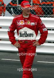 01.06.2003 Monte Carlo, Monaco, F1 in Monaco, Sonntag, Park Ferme, Michael Schumacher (D, Ferrari)  - 61ter Formel 1 Grand Prix (GP) von Monaco 2003, Monte Carlo, Fürstentum Monaco - Weitere Bilder auf www.xpb.cc, eMail: info@xpb.cc - Belegexemplare senden. Abdruck ist honorarpflichtig. c Copyrightnachweis: xpb.cc