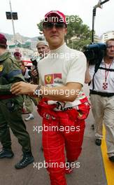 29.05.2003 Monte Carlo, Monaco, 29.05.2003, F1 in Monaco, Donnerstag, Michael Schumacher (D, 01), Scuderia Ferrari Marlboro, Portrait - 61ter Formel 1 Grand Prix (GP) von Monaco 2003, Monte Carlo, Fürstentum Monaco - Weitere Bilder auf www.xpb.cc, eMail: info@xpb.cc - Belegexemplare senden. Abdruck ist honorarpflichtig. c Copyrightnachweis: xpb.cc