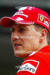 23.03.2003 Sepang, Malaysia, KUL, Formel1, Sonntag, Michael Schumacher (D, 01), Scuderia Ferrari Marlboro, Portrait - Sepang International Circuit, (GP in Malaysia 2003, Kuala Lumpur, Formel 1, F1)  c Copyright: Photos mit - xpb.cc - kennzeichnen, weitere Bilder auf www.xpb.cc, eMail: info@xpb.cc - Belegexemplare senden.