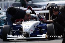 25.04.2003 Hockenheim, Deutschland, Formel BMW ADAC Meisterschaft 2003, Training, Rene Rast (GER), KUG / DEWALT Racing - Grand-Prix-Kurs des Hockenheimring Baden-Württemberg - Weitere Bilder auf www.xpb.cc, eMail: info@xpb.cc - Belegexemplare senden. c Copyright Kennzeichnung mit: xpb.cc