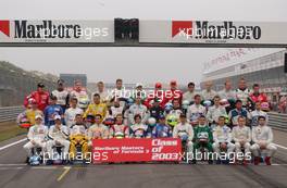 09.08.2003 Zandvoort, Die Niederlande, All drivers in the 2003 edition of the Marlboro Masters - Marlboro Masters of Formula 3 (2003) in Zandvoort, Circuit Park Zandvoort (Formel 3)  - Weitere Bilder auf www.xpb.cc, eMail: info@xpb.cc - Belegexemplare senden. c Copyright: Kennzeichnung mit: Miltenburg / xpb.cc