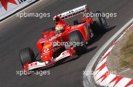 10.08.2003 Zandvoort, Die Niederlande, Marlboro Masters of Formula 3, Ferrari F1 Team Demonstration, Felipe Massa (BRA), Scuderia Ferrari Marlboro FW2002, Testdriver - Zandvoort, - Alle Bilder auf www.xpb.cc, eMail: info@xpb.cc - Abdruck ist honorarpflichtig. c Copyrightnachweis: Miltenburg / xpb.cc