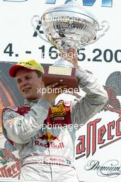 16.05.2004 Adria, Italy,  DTM, Sunday, Podium, Mattias Ekström (SWE), Audi Sport Team Abt, Portrait (1st) - DTM Season 2004 at Adria International Raceway (Deutsche Tourenwagen Masters, Italy)