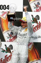 19.09.2004 Brno, Czech Republic,  DTM, Sunday, Podium, Gary Paffett (GBR), C-Klasse AMG-Mercedes, Portrait (3rd) - DTM Season 2004 at Automotodrom Brno, Czech Republic (Deutsche Tourenwagen Masters)