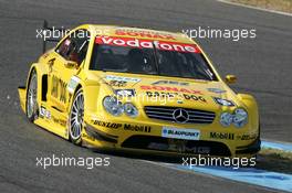 30.04.2004 Estoril, Portugal,  DTM, Friday, Jarek Janis (CZE), Sonax Dark Dog AMG-Mercedes, Mercedes CLK-DTM - DTM Season 2004 at Circuito do Estoril (Deutsche Tourenwagen Masters, Portugal)