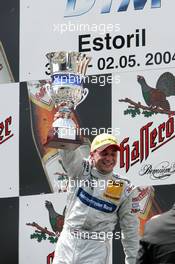 02.05.2004 Estoril, Portugal,  DTM, Sunday, Podium, Christijan Albers (NED), DaimlerChrysler Bank AMG-Mercedes, Portrait (1st) - DTM Season 2004 at Circuito do Estoril (Deutsche Tourenwagen Masters, Portugal)