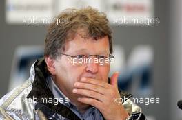 05.06.2004 Klettwitz, Germany,  DTM, Saturday, Press Conference, Norbert Haug, GER, Mercedes, Motorsport chief, Portrait - DTM Season 2004 at Lausitzring (Deutsche Tourenwagen Masters)