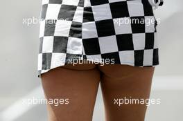 06.06.2004 Klettwitz, Germany,  DTM, Sunday, Grid girl - DTM Season 2004 at Lausitzring (Deutsche Tourenwagen Masters)