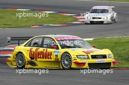 06.06.2004 Klettwitz, Germany,  DTM, Sunday, Christian Abt (GER), Audi Sport Team Abt Sportsline, Audi A4 DTM, in front of Frank Biela (GER), Audi Sport Infineon Team Joest, Audi A4 DTM - DTM Season 2004 at Lausitzring (Deutsche Tourenwagen Masters)