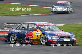 06.06.2004 Klettwitz, Germany,  DTM, Sunday, Mattias Ekström (SWE), Audi Sport Team Abt, Audi A4 DTM, leading in front of Gary Paffett (GBR), C-Klasse AMG-Mercedes, AMG-Mercedes C-Klasse - DTM Season 2004 at Lausitzring (Deutsche Tourenwagen Masters)