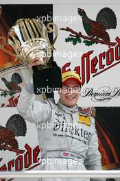 06.06.2004 Klettwitz, Germany,  DTM, Sunday, Podium, Gary Paffett (GBR), C-Klasse AMG-Mercedes, Portrait (1st) - DTM Season 2004 at Lausitzring (Deutsche Tourenwagen Masters)