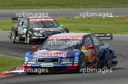 06.06.2004 Klettwitz, Germany,  DTM, Sunday, Mattias Ekström (SWE), Audi Sport Team Abt, Audi A4 DTM, leading in front of Gary Paffett (GBR), C-Klasse AMG-Mercedes, AMG-Mercedes C-Klasse - DTM Season 2004 at Lausitzring (Deutsche Tourenwagen Masters)