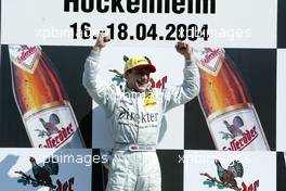 18.04.2004 Hockenheim, Germany,  DTM, Sunday, Podium, Gary Paffett (GBR), C-Klasse AMG-Mercedes, Portrait (1st) - DTM Season 2004 at Hockenheimring Baden-Württemberg (Deutsche Tourenwagen Masters, Deutschland)