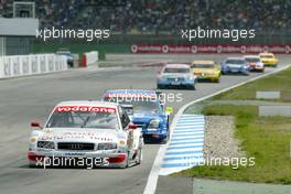 18.04.2004 Hockenheim, Germany,  DTM, Sunday, Emanuele Pirro (ITA), Audi Sport Infineon Team Joest, Audi A4 DTM - DTM Season 2004 at Hockenheimring Baden-Württemberg (Deutsche Tourenwagen Masters, Deutschland)