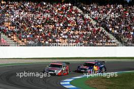 03.10.2004 Hockenheim, Germany,  DTM, Sunday, Bernd Schneider (GER), Vodafone AMG-Mercedes, AMG-Mercedes C-Klasse and Mattias Ekström (SWE), Audi Sport Team Abt, Audi A4 DTM - DTM Season 2004 at Hockenheimring Baden-Württemberg (Deutsche Tourenwagen Masters)