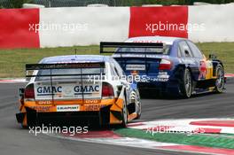 31.07.2004 Nürburg, Germany,  DTM, Saturday, Mattias Ekström (SWE), Audi Sport Team Abt, Audi A4 DTM and Marcel Fässler (SUI), OPC Team Phoenix, Opel Vectra GTS V8 - DTM Season 2004 at Nürburgring (Deutsche Tourenwagen Masters)