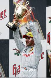 01.08.2004 Nürburg, Germany,  DTM, Sunday, Podium, Bernd Schneider (GER), Vodafone AMG-Mercedes, Portrait (3rd) - DTM Season 2004 at Nürburgring (Deutsche Tourenwagen Masters)