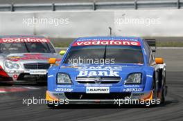 01.08.2004 Nürburg, Germany,  DTM, Sunday, Marcel Fässler (SUI), OPC Team Phoenix, Opel Vectra GTS V8, in front of Bernd Schneider (GER), Vodafone AMG-Mercedes, AMG-Mercedes C-Klasse - DTM Season 2004 at Nürburgring (Deutsche Tourenwagen Masters)