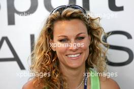 26.06.2004 Nürnberg, Germany,  DTM, Saturday, Christina Surer (AUT), girlfriend of Christian Abt (GER) - DTM Season 2004 at Norisring (Deutsche Tourenwagen Masters)
