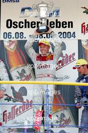 08.08.2004 Oschersleben, Germany,  DTM, Sunday, Podium, Tom Kristensen (DNK), Audi Sport Team Abt Sportsline, Portrait (1st) - DTM Season 2004 at Motopark Oschersleben (Deutsche Tourenwagen Masters)