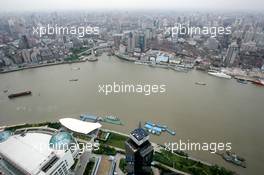 15.07.2004 Shanghai, China,  DTM, Thursday, Arial view of the city of Shanghai - DTM Season 2004 at Pu Dong Street Circuit Shanghai (Deutsche Tourenwagen Masters)