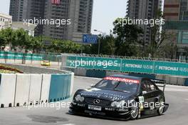 17.07.2004 Shanghai, China,  DTM, Saturday, Bernd Mayländer (GER), CLK AMG-Mercedes, Mercedes CLK-DTM - DTM Season 2004 at Pu Dong Street Circuit Shanghai (Deutsche Tourenwagen Masters)