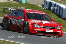 15.03.2004 Estoril, Portugal,  Manuel Reuter (GER), OPC Team Holzer, Opel Vectra GTS V8 - DTM Test Estoril, Circuito do Estoril, Portugal