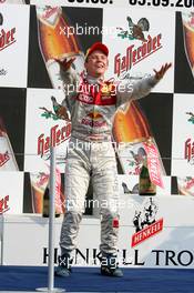 05.09.2004 Zandvoort, The Netherlands,  DTM, Sunday, Podium, Mattias Ekström (SWE), Audi Sport Team Abt, Portrait (1st) - DTM Season 2004 at Circuit Park Zandvoort (Deutsche Tourenwagen Masters)