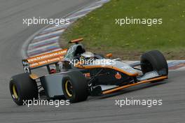 30.04.2004 Brno, Czech Republic, Friday, April, Mathias Lauda, AUT, Euro 3000 Traini Racing, track, action - SUPERFUND EURO 3000 Championship, CZE - SUPERFUND Copyright Free