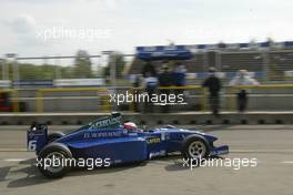 01.05.2004 Brno, Czech Republic, Saturday, April, Maxime Hodencq, BEL, GP Racing, track, action - SUPERFUND EURO 3000 Championship, CZE - SUPERFUND Copyright Free
