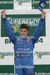 02.05.2004 Brno, Czech Republic, Sunday, April, Fabrizio Del Monte, ITA, GP Racing 1st place - SUPERFUND EURO 3000 Championship, CZE - SUPERFUND COPYRIGHT FREE editorial use only