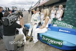 29.08.2004 Donington, England, Sunday 29 August 2004, Bernard Auinger, AUT,  Euronova Voted the man of the race for his race in Spa- SUPERFUND EURO 3000 Championship Rd 6, Donington Park, England, GBR - SUPERFUND COPYRIGHT FREE editorial use only