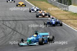 30.05.2004 Estoril, Portugal, Sunday 30 May 2004, Bernard Auinger, AUT,  Euronova, track, action, leading the race - SUPERFUND EURO 3000 Championship Rd 2, Estoril, Portugal, PRT - SUPERFUND COPYRIGHT FREE editorial use only