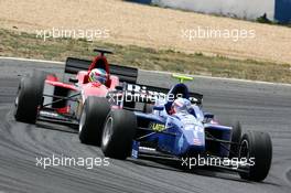 30.05.2004 Estoril, Portugal, Sunday 30 May 2004, Tor Graves, GBR, GP Racing, in front of Jonathan Reid, NZL, John Village Automotive, track, action - SUPERFUND EURO 3000 Championship Rd 2, Estoril, Portugal, PRT - SUPERFUND COPYRIGHT FREE editorial use only