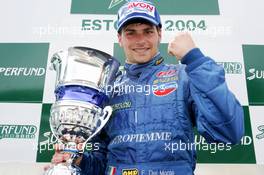 30.05.2004 Estoril, Portugal, Sunday 30 May 2004, Another win for Fabrizio Del Monte, ITA, GP Racing, portrait - SUPERFUND EURO 3000 Championship Rd 2, Estoril, Portugal, PRT - SUPERFUND COPYRIGHT FREE editorial use only
