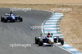 30.05.2004 Estoril, Portugal, Sunday 30 May 2004, Norbert Siedler, AUT, ADM Motorsport, in front of Maxime Hodencq, BEL, GP Racing, track, action - SUPERFUND EURO 3000 Championship Rd 2, Estoril, Portugal, PRT - SUPERFUND COPYRIGHT FREE editorial use only