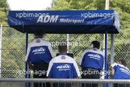 26.06.2004 Monza, Italy, Saturday 26 June 2004, The ADM team keep an eye on the times - SUPERFUND EURO 3000 Championship Rd 4, Monza, Italy, ITA - SUPERFUND COPYRIGHT FREE editorial use only