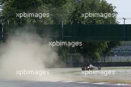 26.06.2004 Monza, Italy, Saturday 26 June 2004, Alex Lloyd, GBR, John Village Automotive makes a mistake and runs through the gravel - SUPERFUND EURO 3000 Championship Rd 4, Monza, Italy, ITA - SUPERFUND COPYRIGHT FREE editorial use only