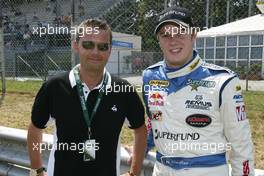 27.06.2004 Monza, Italy, Sunday 27 June 2004, Christian Baha with Norbert Siedler, AUT, ADM Motorsport - SUPERFUND EURO 3000 Championship Rd 4, Monza, Italy, ITA - SUPERFUND COPYRIGHT FREE editorial use only