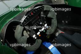 29.10.2004 Nurburgring, Germany, Friday,  29 October 2004, The steering wheel of the new FORMULA SUPERFUND car - Presentation of the new FORMULA SUPERFUND car for the 2005 FORMULA SUPERFUND Championship - SUPERFUND COPYRIGHT FREE editorial use only