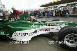 29.10.2004 Nurburgring, Germany, Friday,  29 October 2004, Karl Wendliner, Development Driver - Presentation of the new FORMULA SUPERFUND car for the 2005 FORMULA SUPERFUND Championship - SUPERFUND COPYRIGHT FREE editorial use only